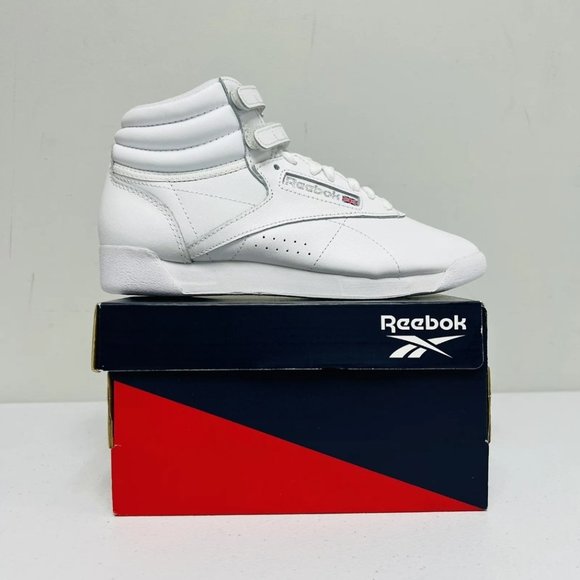 Brand new Reebok Freestyle Hi 5411 LTD Women Casual Retro Shoe WHITE - Picture 5 of 8